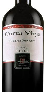 7804310105003 — Вино Carta Vieja Cabernet Sauvignon красное сухое 0.75 л 13% 