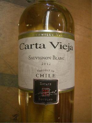 7804310105355 — Вино Carta Vieja Sauvignon Blanc белое сухое 0.75 л 12% 