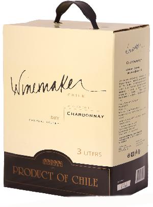 7808765715145 — Вино Winemaker Chardonnay белое сухое 3 л 13% 