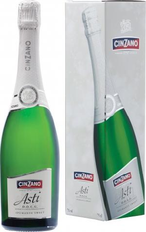 8000020000280 —  Вино игристое Cinzano Asti белое сладкое 0.75 л 7% 