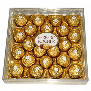 8000500009673 — Шоколадні цукерки "FERRERO ROCHER" 300г