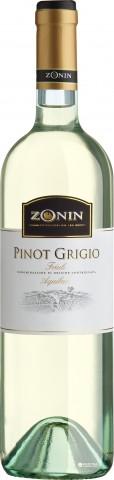 8002235212557 — Вино Zonin Pinot Grigio белое сухое 0.75 л 13% 