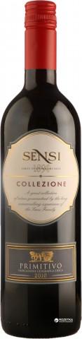 8002477090500 — Вино Sensi Collezione Primitivo Puglia красное полусухое 0.75 л 13% 