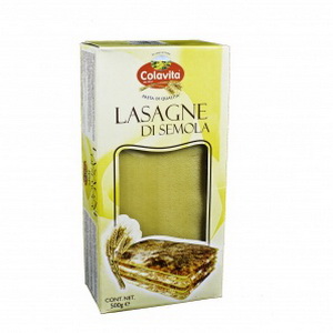 8004323111667 — Макаронные изделия "Colavita" Lasagne di semola (короб) 500г