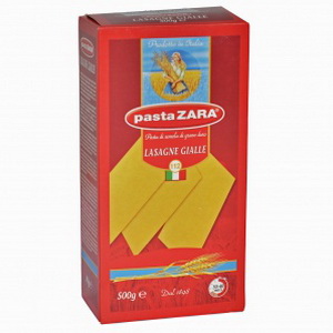 8004350131126 — Макаронные изделия "Pasta Zara" Lasagne Gialle 500г