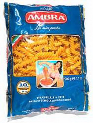 8008485034116 — Макаронные изделия Спиральки "AMBRA", 500г