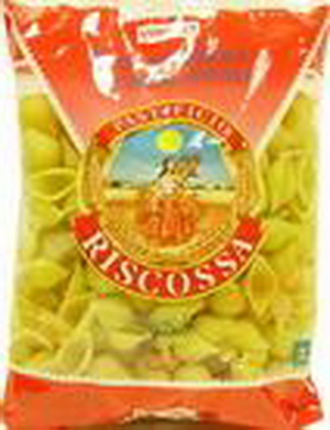 8011780009406 — Макароны RISCOSSA ракушки рифленые, 500г.