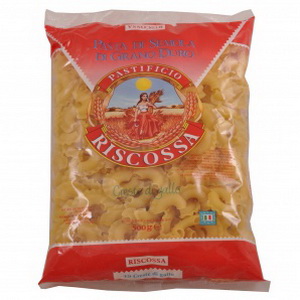8011780009499 — Макароны RISCOSSA гребешки, 500г.