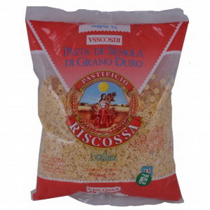 8011780009758 — Макароны RISCOSSA звездочки, 500г.