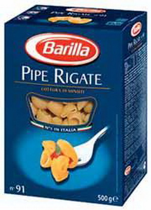 8076802085912 — Макаронные изделия Пайп ригат (улитки рифленые) "Barilla", 500г