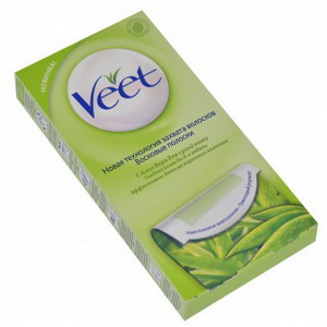 8410104511340 — Veet восковые полоски 12 шт д/сухой кожи