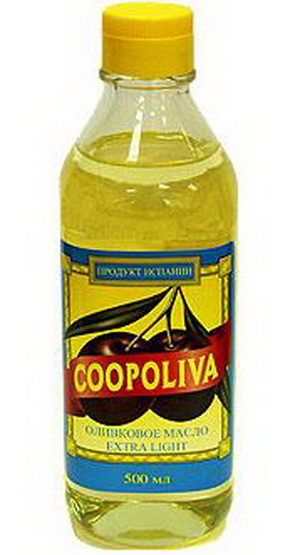 8410522100645 — Масло оливковое рафинированное 100% "Coopoliva" Extra Light (стекло), 0,5л. 