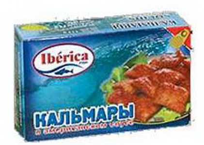 8410721059607 — Кальмары в американском соусе "Иберика", 111г