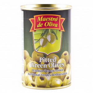 8436024290028 — Оливки MAESTRO DE OLIVA без косточки, ж. б. , 300 г