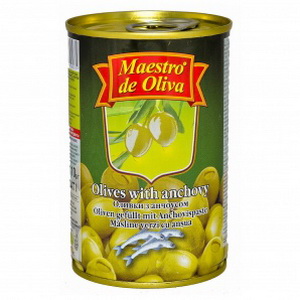 8436024290035 — 4820158992110MAESTRO DE OLIVA оливки 300г з/б   Анчоус