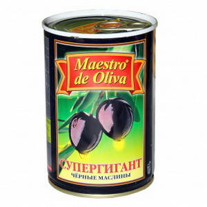 8436024290486 — Маслины MAESTRO DE OLIVA Супергигант, ж.б., 400 г 