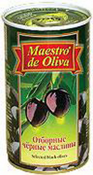 8436024290554 — Маслины MAESTRO DE OLIVA отборные с/к, ж.б., 360 г