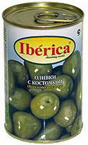 8436024292367 — Оливки IBERICA с косточкой, ж.б., 300 г 