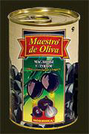 8436024292398 — Маслины MAESTRO DE OLIVA с луком, ж.б., 300 г