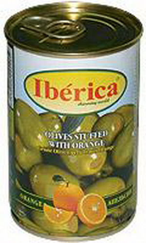 8436024292985 — Оливки IBERICA с апельсином, ж.б., 300 г