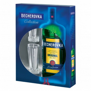 8594405102824 — Настойка "Вecherovka" + 2бокала 0.7л