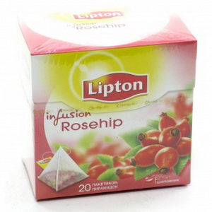 8722700198185 — Напиток травяной "Lipton Rosehip" в пакетиках-пирамидках, 50 г