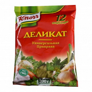8722700264040 — Приправа "Knorr" Деликатная универсальная 12овощей и трав 200г