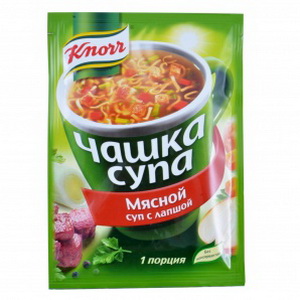 8722700339090 — Суп быстрого приготовления "Knorr" Чашка супа Мясной+лапша