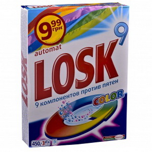 9000100321648 — Стиральный порошок "LOSK Color automat" 450 г