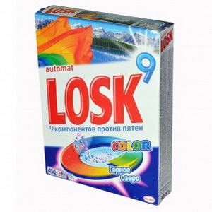 9000100482905 — Универсальное синтетическое моющее средство "Losk Automat Intensiv Color" Горное озеро, 450г